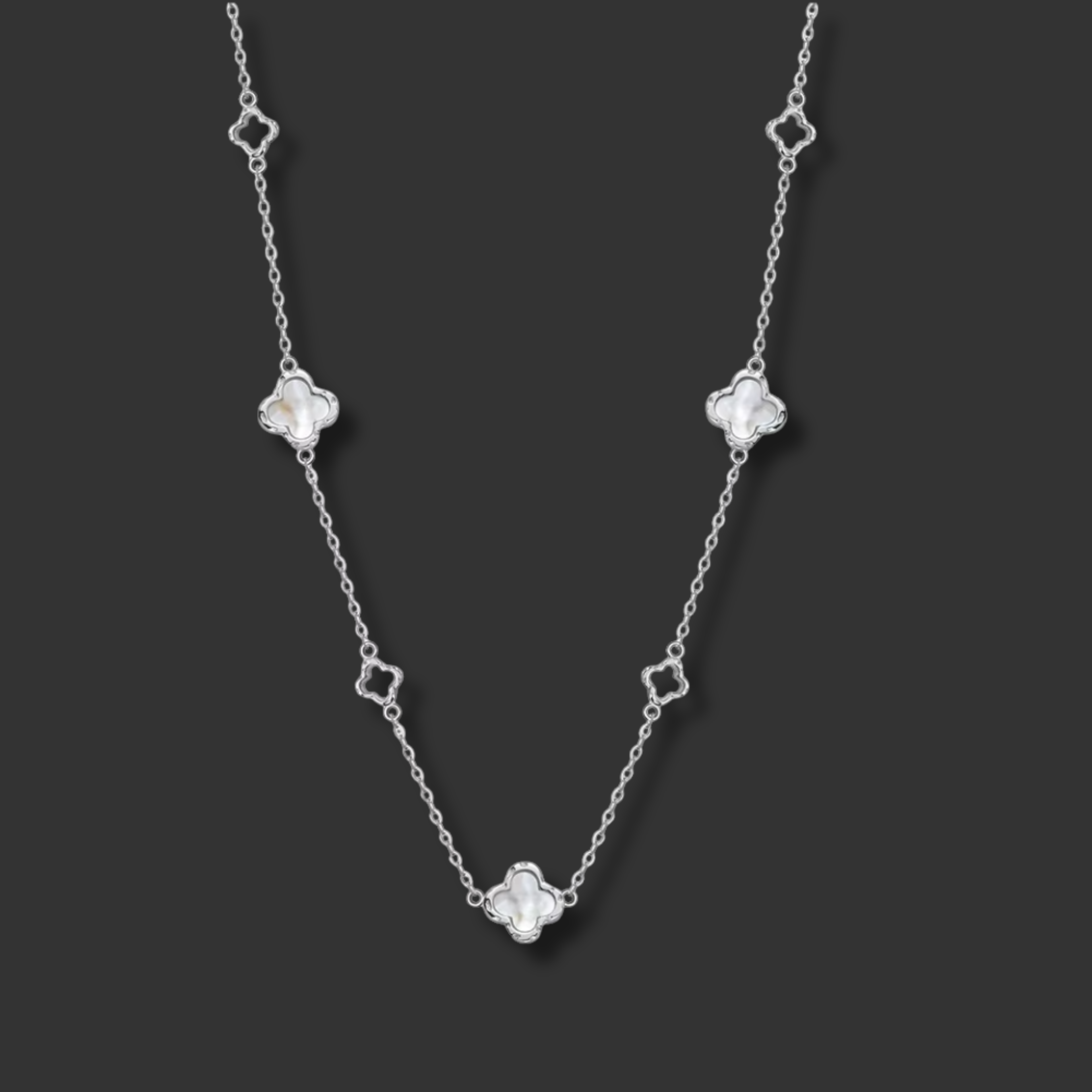 Hollow Sterling Silver Chain & Bracelet