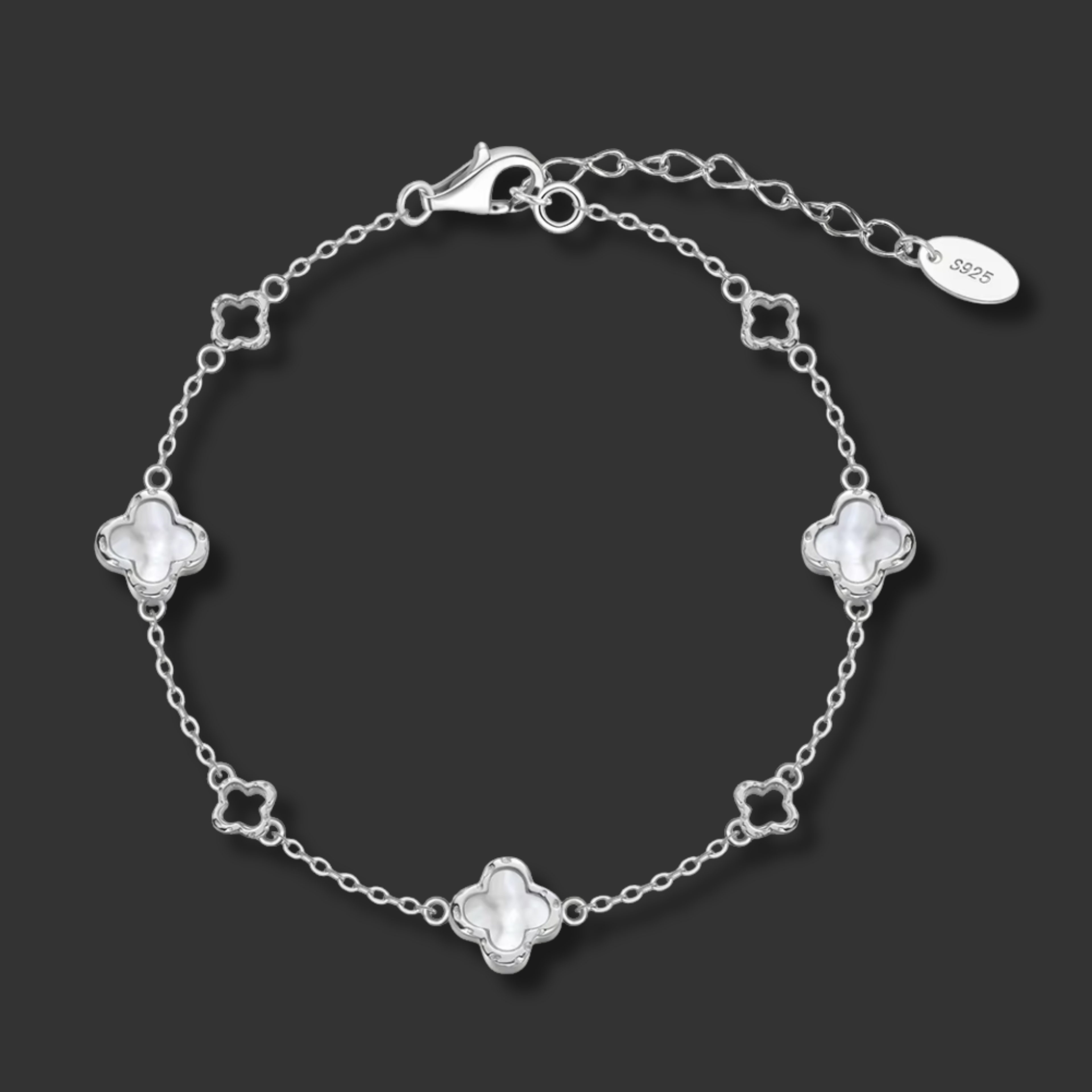 Hollow Sterling Silver Chain & Bracelet